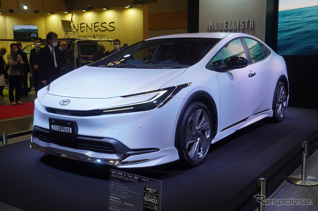モデリスタの新型プリウス（大阪オートメッセ2023）