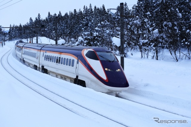 夕方からの運休が決まっている山形新幹線。