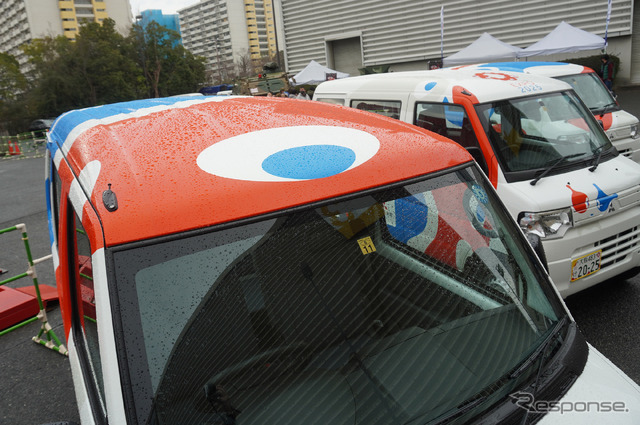 三菱 ミニキャブMiEV 大阪・関西万博公式 ラッピング車両(大阪オートメッセ2023)
