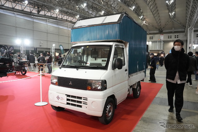はっしーはっぴーの手作り軽キャンピングカー(東京オートサロン2023)