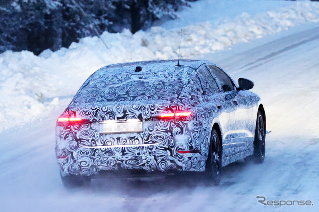 アウディ RS6 e-tron プロトタイプ(スクープ写真)