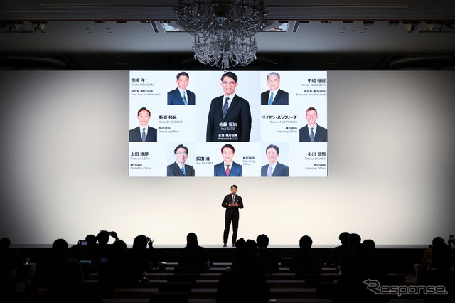佐藤・新社長のプレゼンテーション
