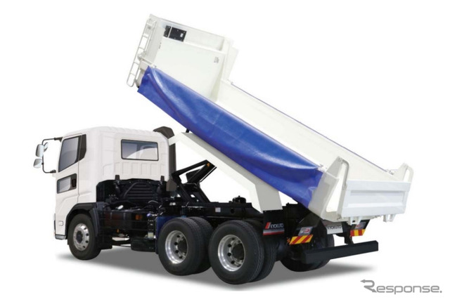計量装置付きダンプトラック 新型「スケールダンプ」(10t 大型リヤダンプトラック耐摩耗鋼板(HARDOX)仕様 ・ オプション装着車)