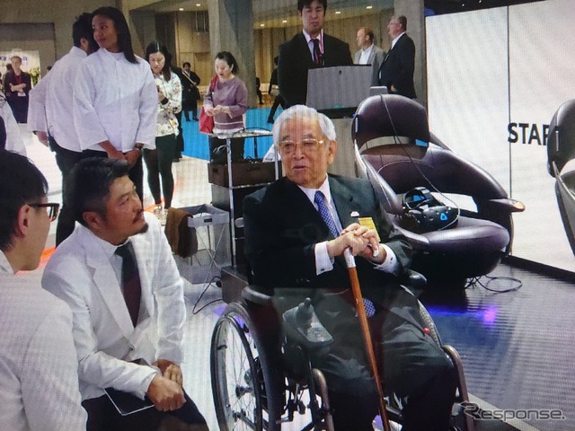 豊田章一郎氏（東京モーターショー2017）