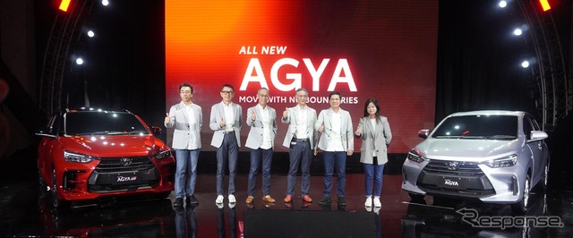 トヨタ・アギア 新型の「GRスポーツ」とトヨタ・アギア 新型