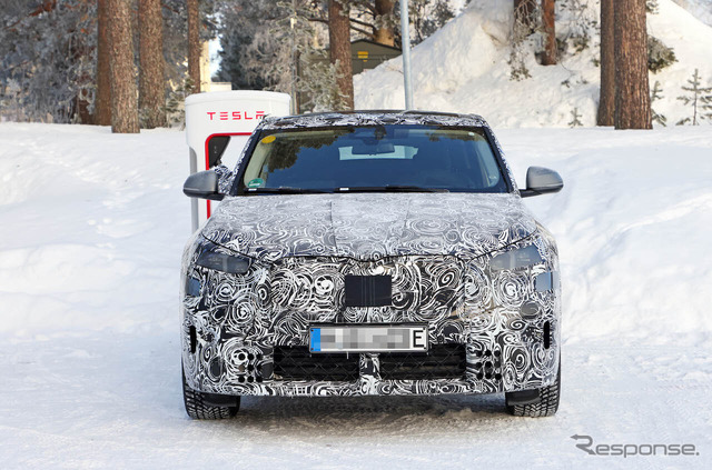 BMW iX2 市販型プロトタイプ(スクープ写真)