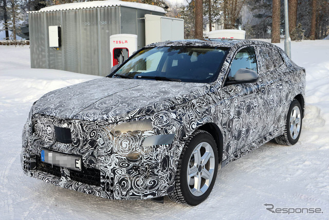 BMW iX2 市販型プロトタイプ(スクープ写真)