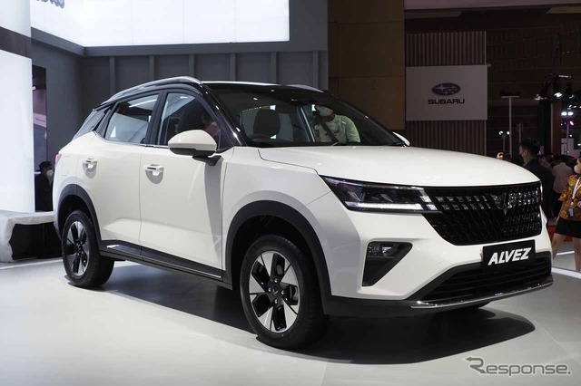 コンパクトSUV『アルヴェス』。欧州車風のデザインがインドネシアでは受け入れられやすそうだ