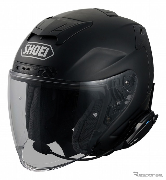 ヘルメット取付けイメージ(SHOEI J-FORCE IV)