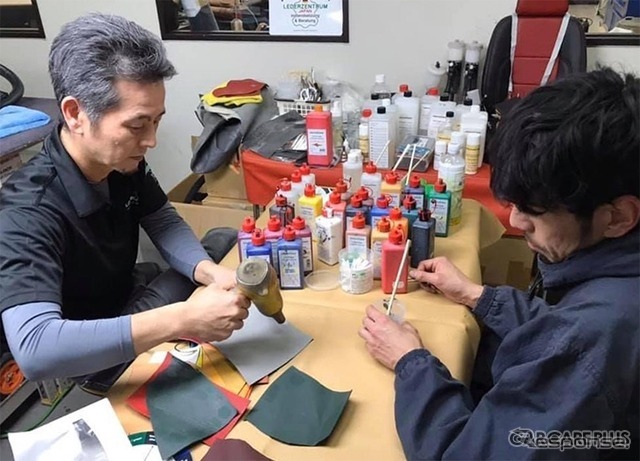 レザーリペア職人が在籍するカーメイクアートプロ