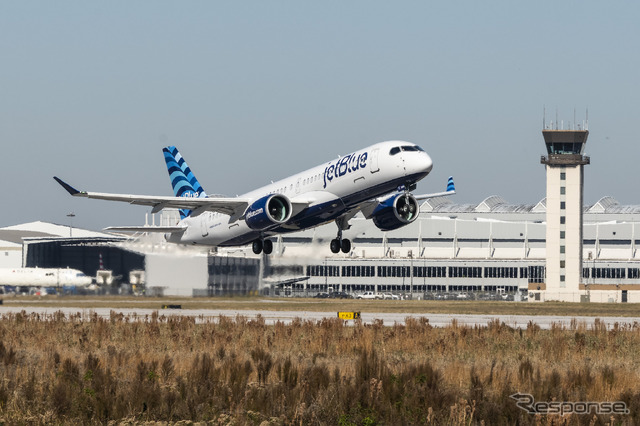 販売好調、エアバスA220シリーズ　Photo by Paul Dovie / Tad Denson - Airwind.com