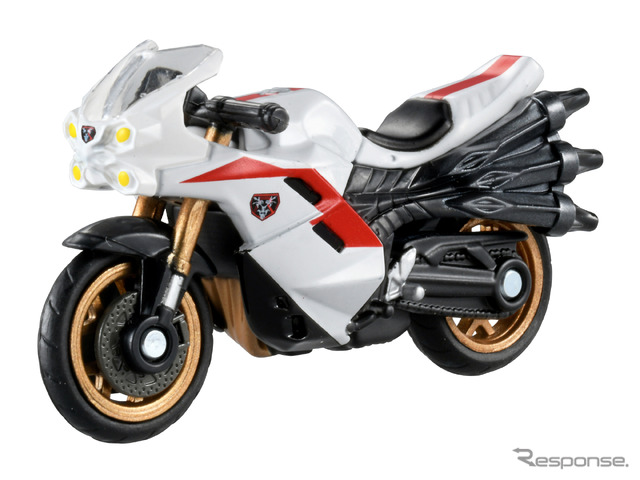 トミカプレミアム アンリミテッド、シン・仮面ライダー サイクロン号(仮面ライダー第2号ver.) (c) TOMY / (c) 石森プロ・東映/2023「シン・仮面ライダー」製作委員会