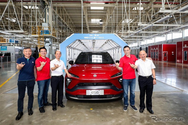 NIOはJACの生産ラインを間借りする形で生産をスタート
