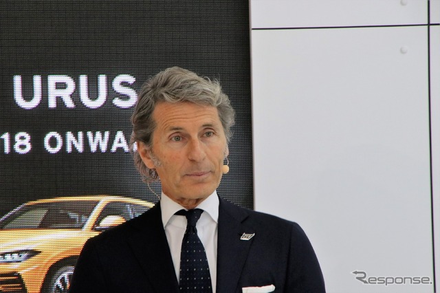 アウトモビリ・ランボルギーニチェアマン・CEOのステファン・ヴィンケルマン氏