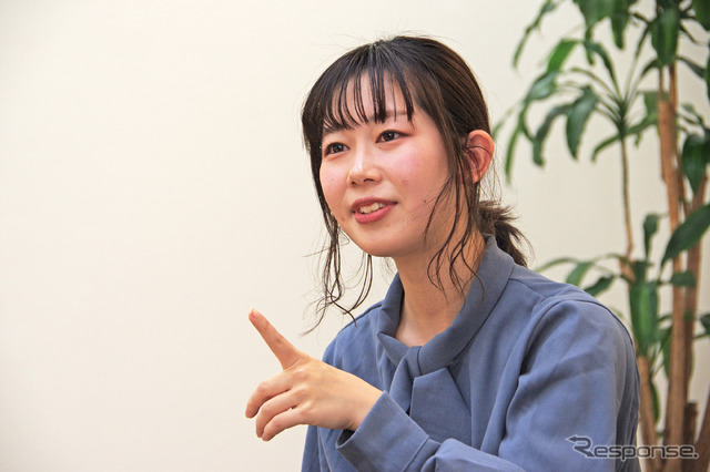 ヤマハ発動機 クリエイティブ本部 プロダクトデザイン部 プロダクトデザイン4グループの土屋さおりさん