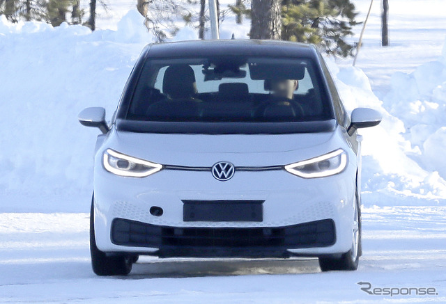 VW ID.シリーズ最小モデルのプロトタイプ(スクープ写真)