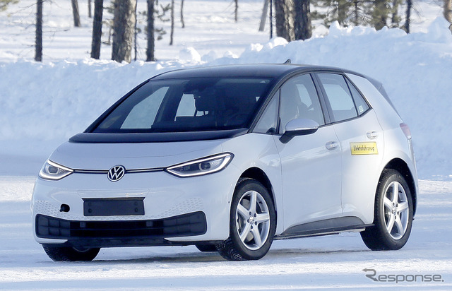 VW ID.シリーズ最小モデルのプロトタイプ(スクープ写真)