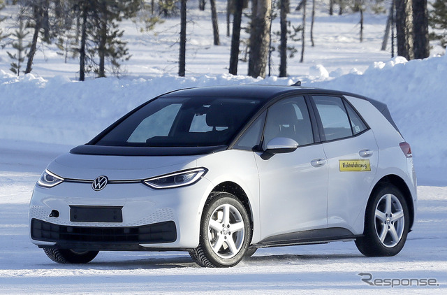 VW ID.シリーズ最小モデルのプロトタイプ(スクープ写真)