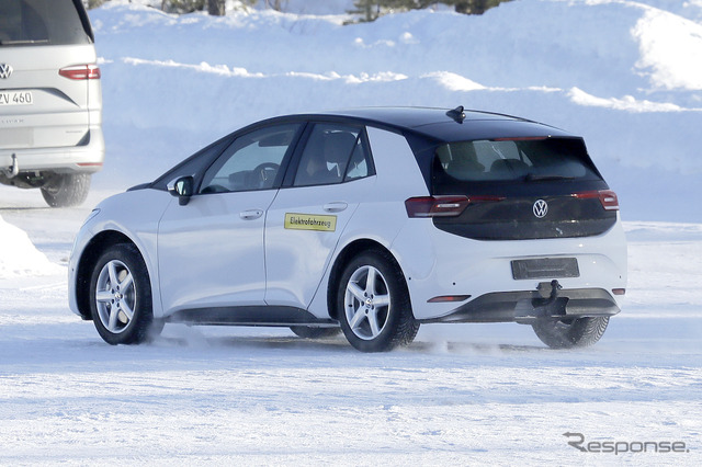 VW ID.シリーズ最小モデルのプロトタイプ(スクープ写真)