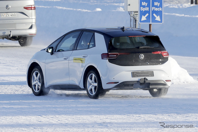 VW ID.シリーズ最小モデルのプロトタイプ(スクープ写真)