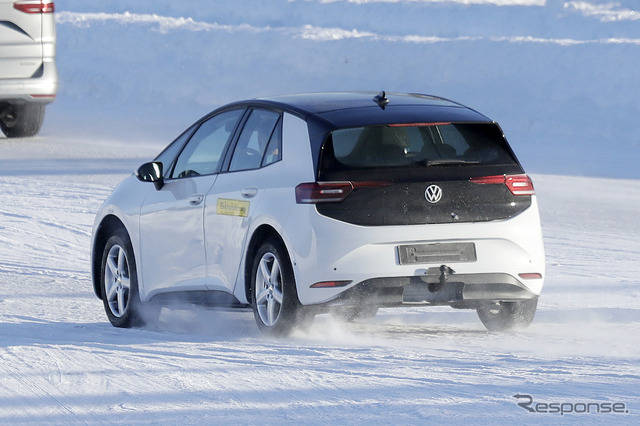 VW ID.シリーズ最小モデルのプロトタイプ(スクープ写真)