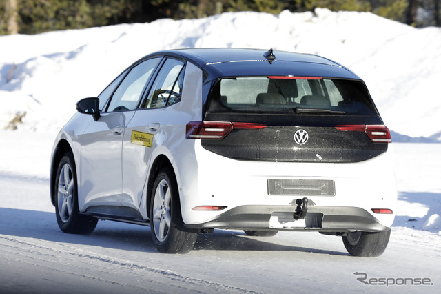 VW ID.シリーズ最小モデルのプロトタイプ(スクープ写真)