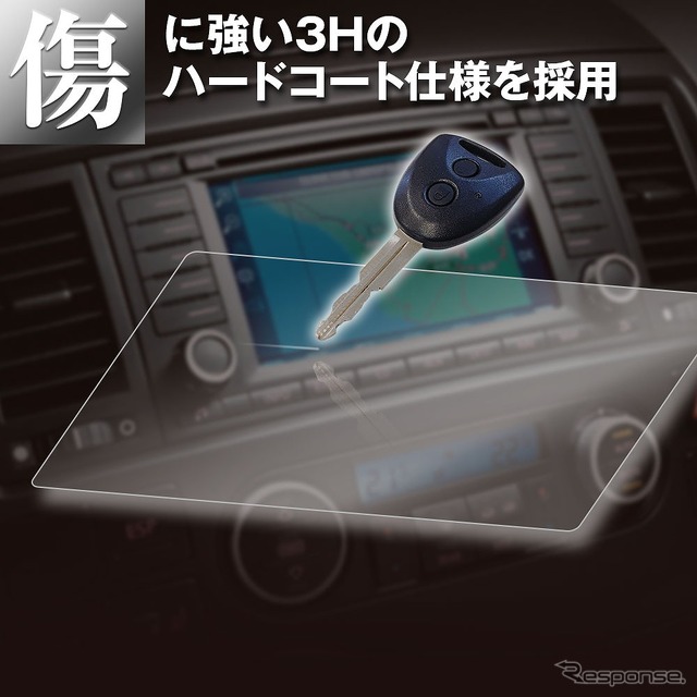 傷に強い3Hハードコート仕様を採用
