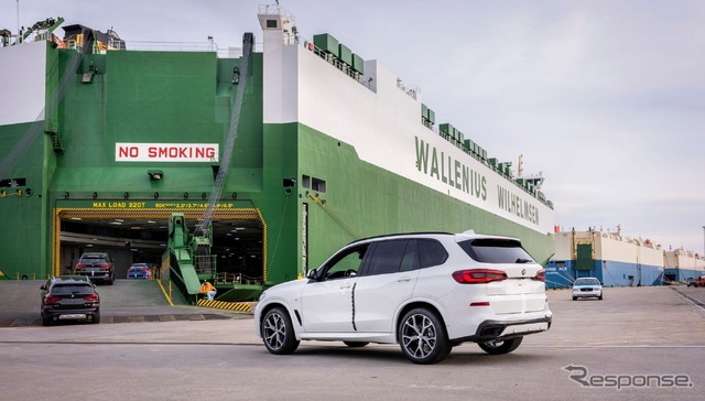 BMWグループの米国サウスカロライナ州スパータンバーグ工場から輸出されるBMWのSUV