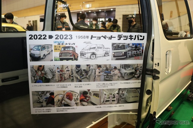 “見えない”手間が凄い! 学生の情熱がカスタムしたハイエース…大阪オートメッセ2023
