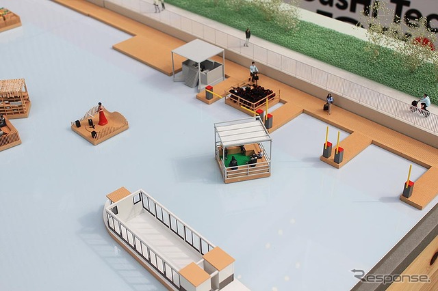 東京都ベイeSGプロジェクトの水上移動近未来イメージモデル(「City-Tech.Tokyo」東京国際フォーラム 2月27・28日開催)