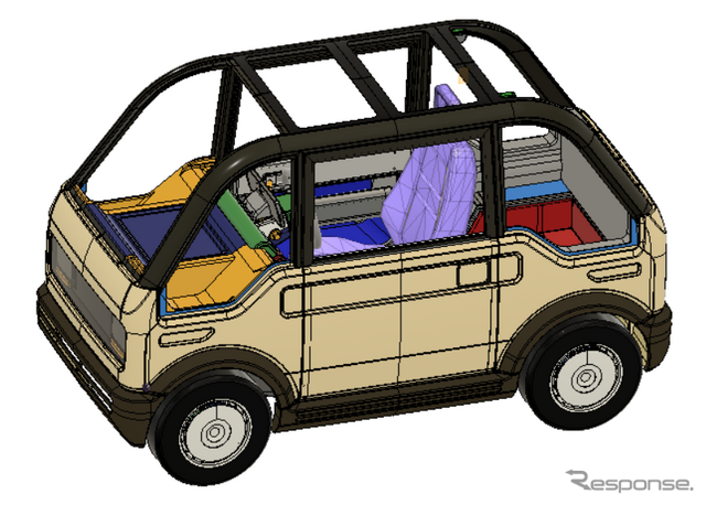 KGモーターズのスタッフが作成した3D CG。