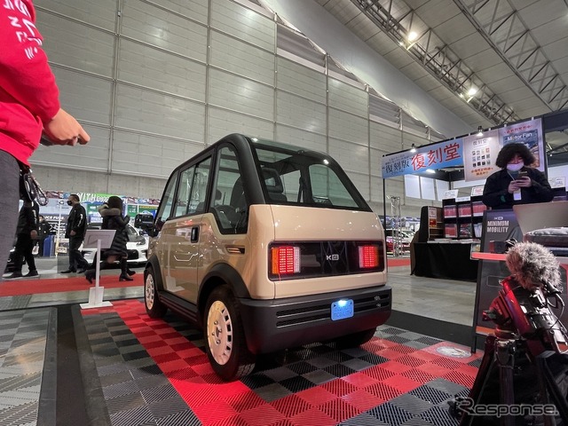 東京オートサロン2023で展示された『ミニマムモビリティ コンセプト』。