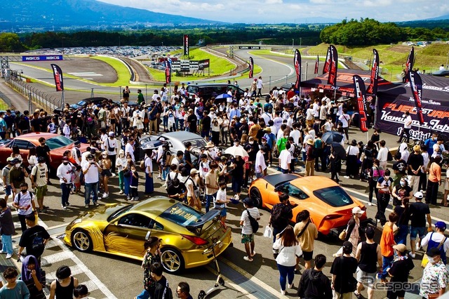 ワイルドスピード・ファン4万人が集まる車のフェスティバル（昨年の模様）