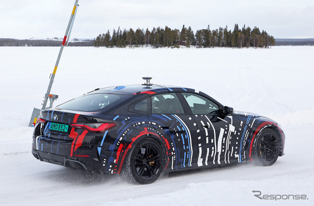 BMW Mが開発する高性能4モーターEVのプロトタイプ(スクープ写真)