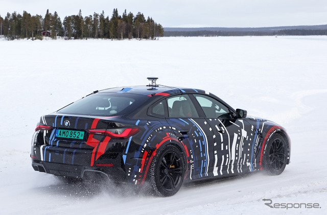 BMW Mが開発する高性能4モーターEVのプロトタイプ(スクープ写真)
