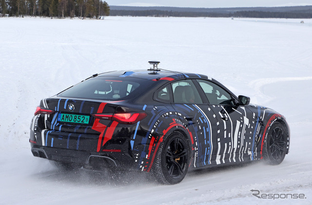 BMW Mが開発する高性能4モーターEVのプロトタイプ(スクープ写真)