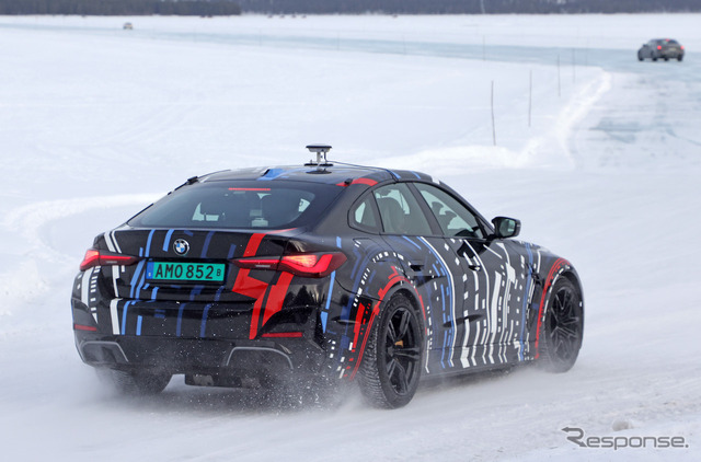 BMW Mが開発する高性能4モーターEVのプロトタイプ(スクープ写真)