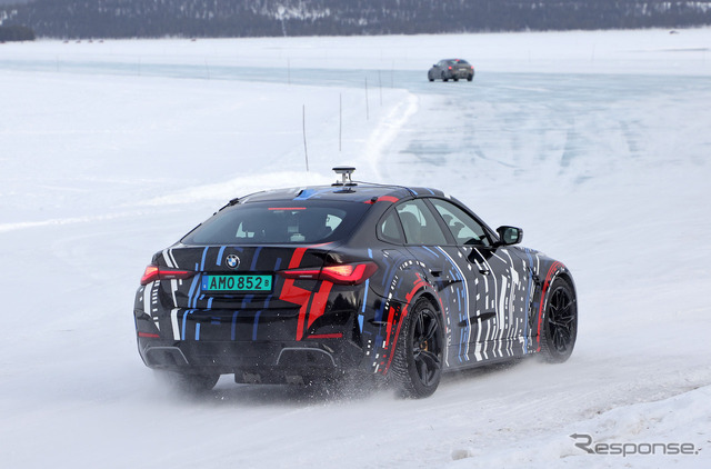 BMW Mが開発する高性能4モーターEVのプロトタイプ(スクープ写真)