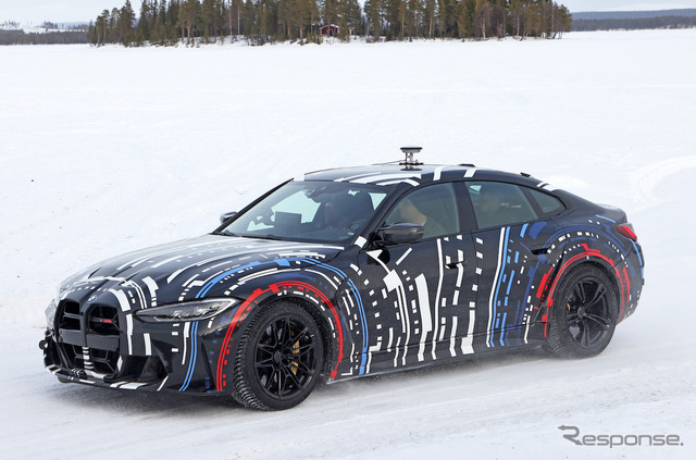 BMW Mが開発する高性能4モーターEVのプロトタイプ(スクープ写真)