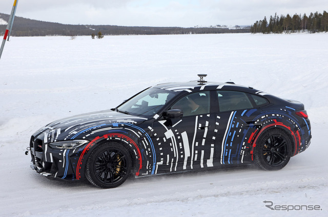 BMW Mが開発する高性能4モーターEVのプロトタイプ(スクープ写真)