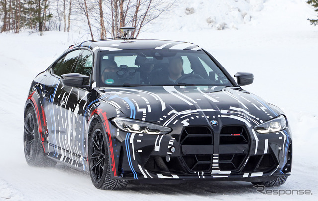 BMW Mが開発する高性能4モーターEVのプロトタイプ(スクープ写真)