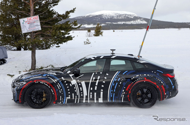 BMW Mが開発する高性能4モーターEVのプロトタイプ(スクープ写真)
