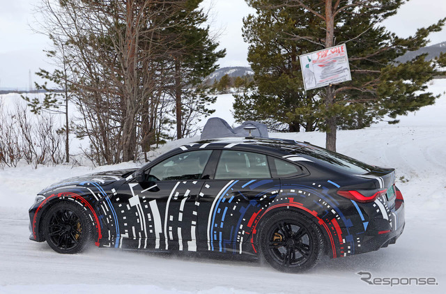 BMW Mが開発する高性能4モーターEVのプロトタイプ(スクープ写真)