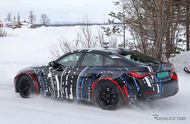 BMW Mが開発する高性能4モーターEVのプロトタイプ(スクープ写真)