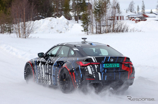BMW Mが開発する高性能4モーターEVのプロトタイプ(スクープ写真)