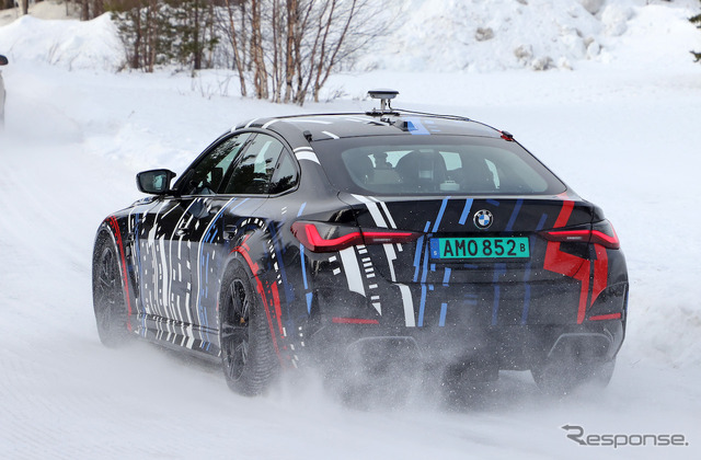 BMW Mが開発する高性能4モーターEVのプロトタイプ(スクープ写真)