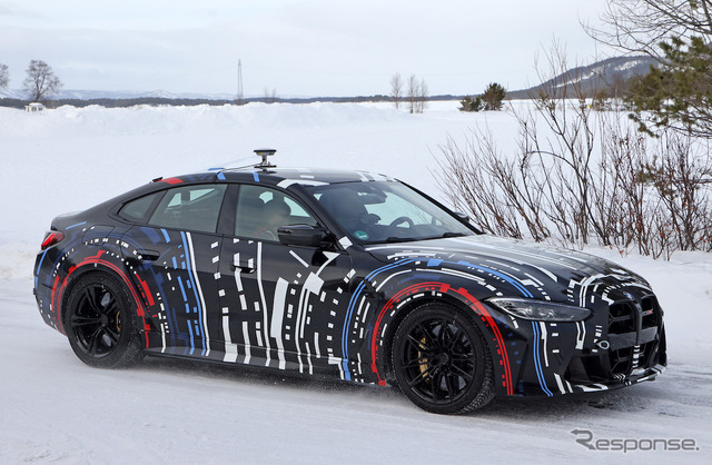 BMW Mが開発する高性能4モーターEVのプロトタイプ(スクープ写真)