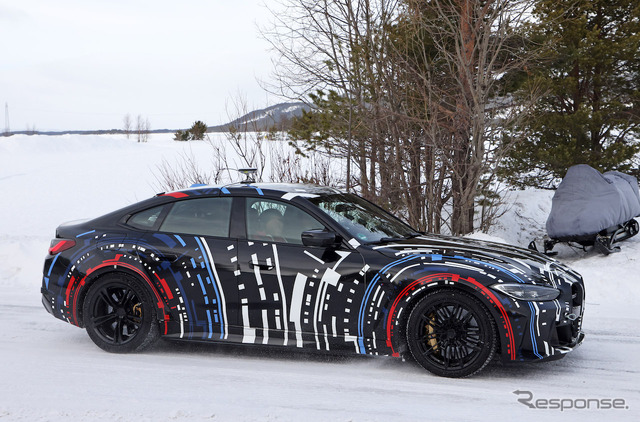 BMW Mが開発する高性能4モーターEVのプロトタイプ(スクープ写真)