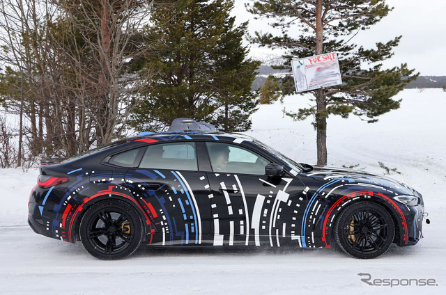 BMW Mが開発する高性能4モーターEVのプロトタイプ(スクープ写真)