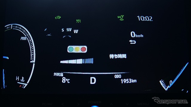 赤信号の待ち時間を視覚的に表示